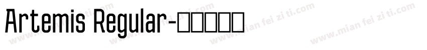 Artemis Regular字体转换